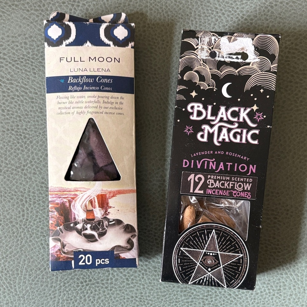 Full Moon and Black Magic Incense Cones